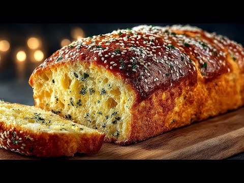 Keto Zucchini Parmesan Bread — Low-carb zucchini bread with almond flour, Parmesan and melted butter. Flour-fre