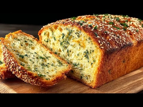 Lentil Parmesan Cheese Bread — A gluten-free cheese bread built on blended lentils, yogurt and parmesan. Flour-