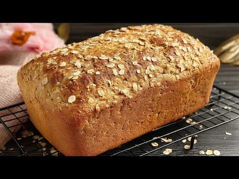 Soft Oat Flour Bread Without Sugar — I Bake It Every Day — An amazingly soft oat-flour bread with a crispy crust, baked without sugar and w