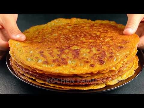 Three Lentil Pancakes from One Base (Cheese, Tuna, Vegan) — One lentil base transforms into three different pancakes: cheesy, tuna, and vega