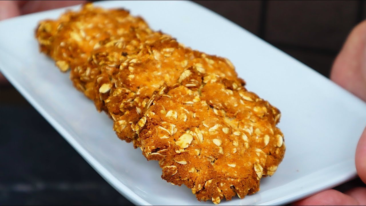 Flour-Free Oat Coconut Breakfast Cookies — Simple oat-and-coconut-flour cookies bound with two eggs and lightly sweetened w