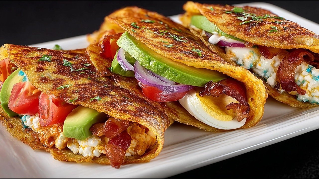 Grünlinsen-Pfannkuchen-Keto-Wraps (1 Zutat) — Geschmeidige Einzutatenpfannkuchen gemixt aus eingeweichten grünen Linsen mit Or