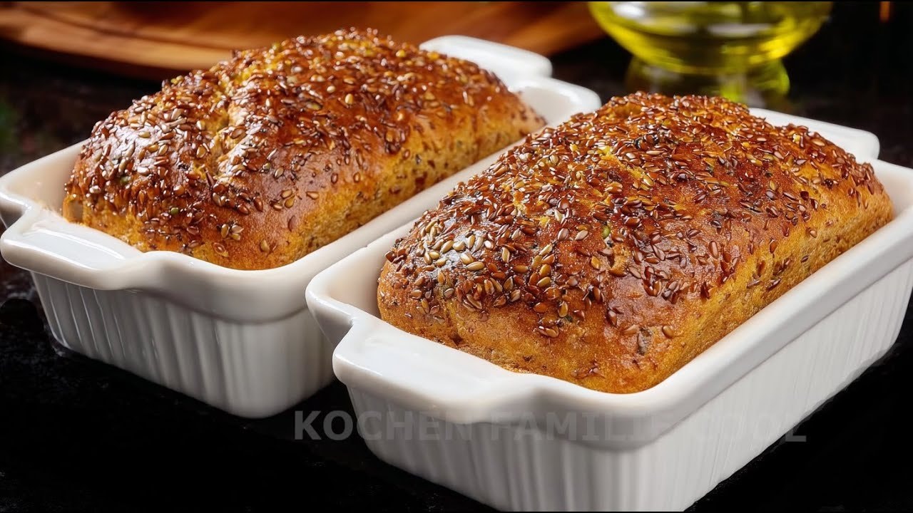 Hazelnut Almond Flax Keto Loaf (Gluten-Free) — Rich keto loaf from almond flour, ground hazelnuts and flaxseed with unsweetened