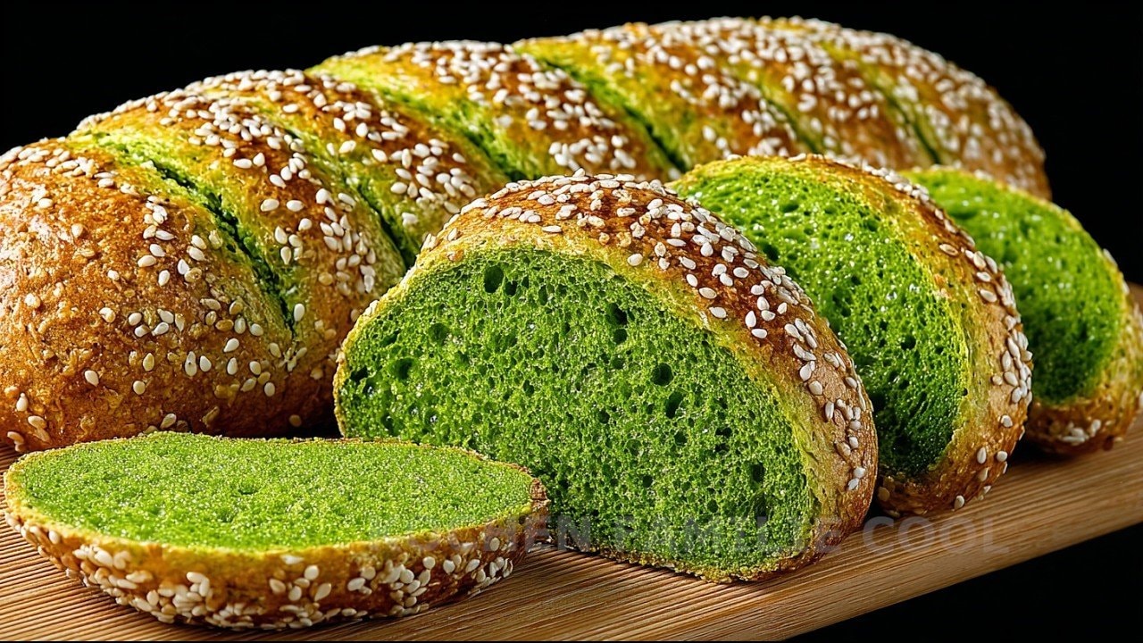Keto-Spinat-Mandel-Protein-Riegel (Mehlfrei) — Herzhafte gebackene Riegel aus püriertem Spinat, Mandelmehl, Eiern und Flohsamen