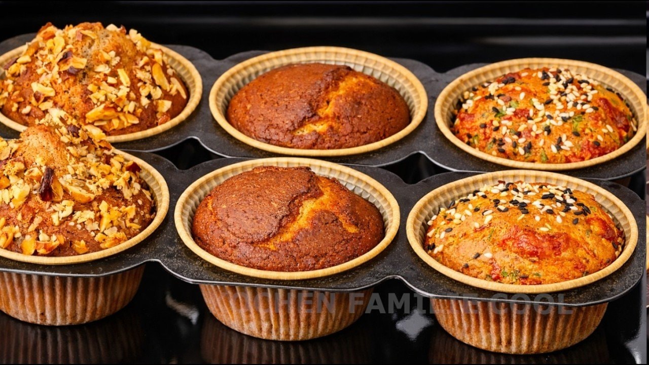 Keto Cheese Garlic Herb Muffins (No Flour) — Savory almond-flour muffins with mozzarella, dried garlic and chopped parsley. F
