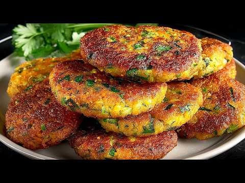 Zucchini Lentil Vegan Patties — Vegan gluten-free patties made from zucchini, carrot and cooked lentils bound wi